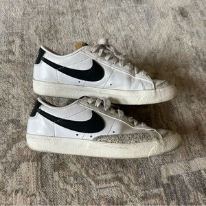 Nike blazers size 8 white leather sneaker